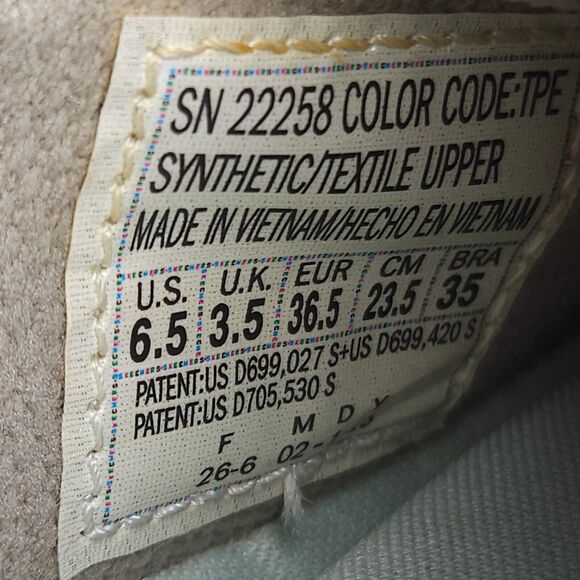 Skechers EZ Flex Take It Easy Walking Slip On Shoe Womens Size 6.5 22258 Beige - Picture 8 of 8